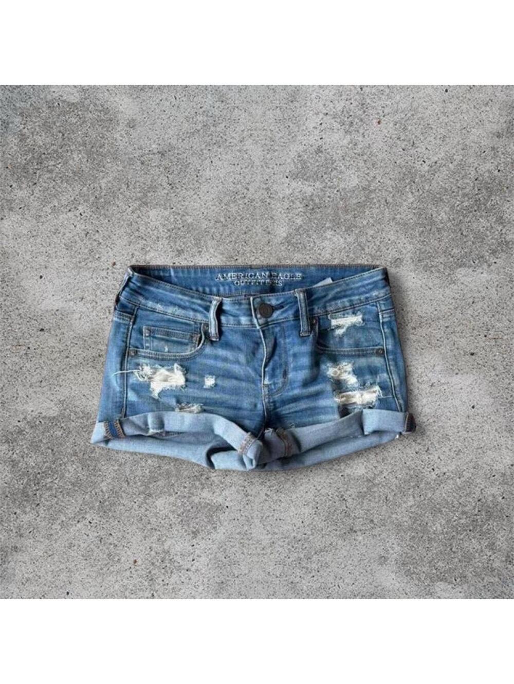 American Eagle Outfitters mini denim shorts